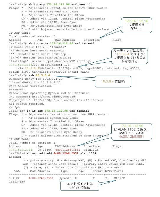 図 1:エンドポイントが接続されている場所の特定