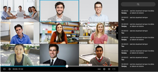 Cisco Webex Meetings グリッドビューで録画