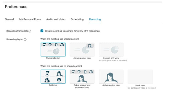 Cisco Webex Meetings 会議主催者