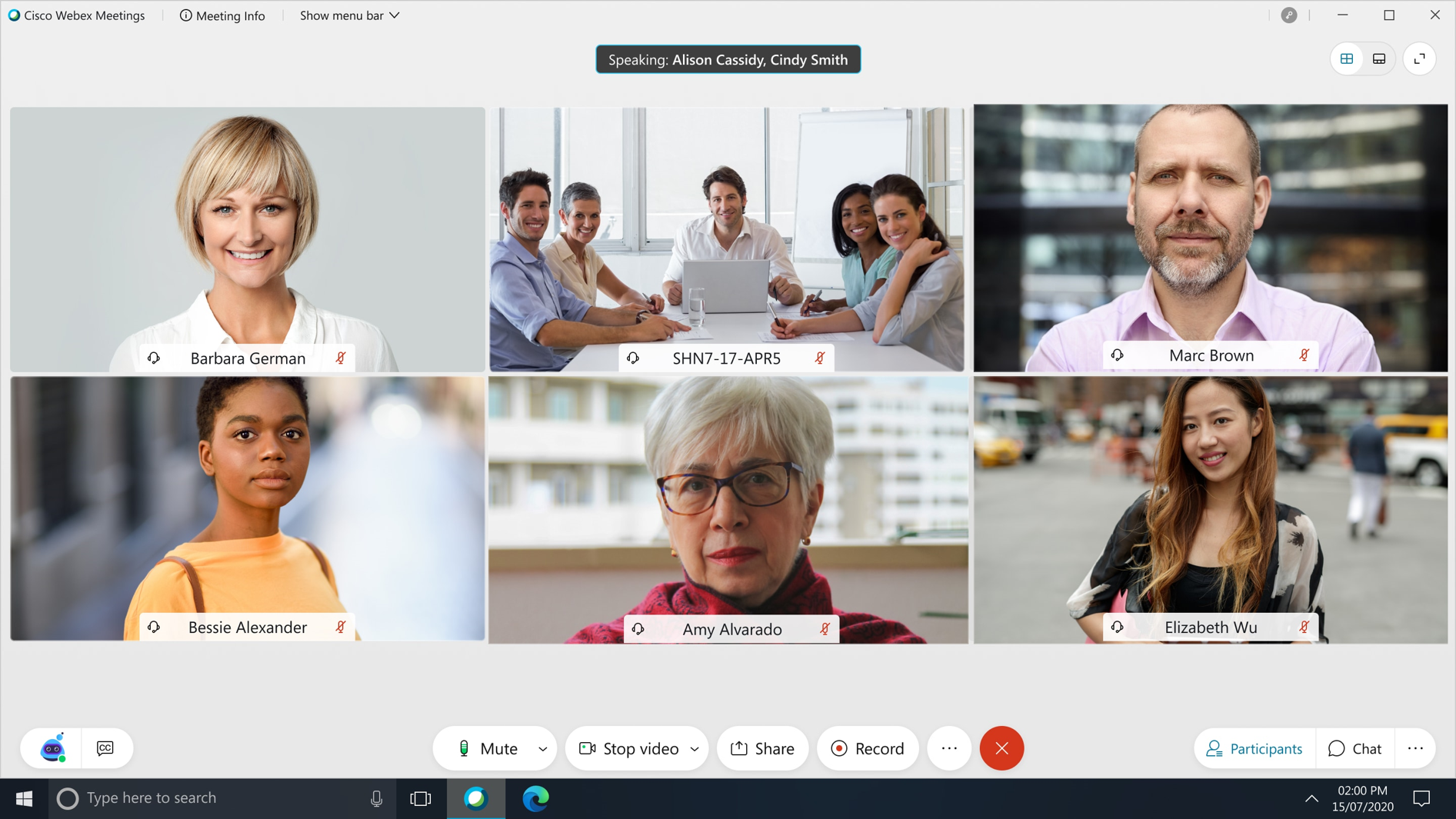 Cisco Webex Meetings 新しい操作パネル