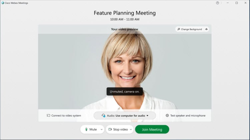 Cisco Webex Meetings 新しい操作パネル