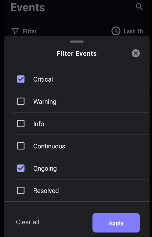 Critical かつ継続している (Ongoing)