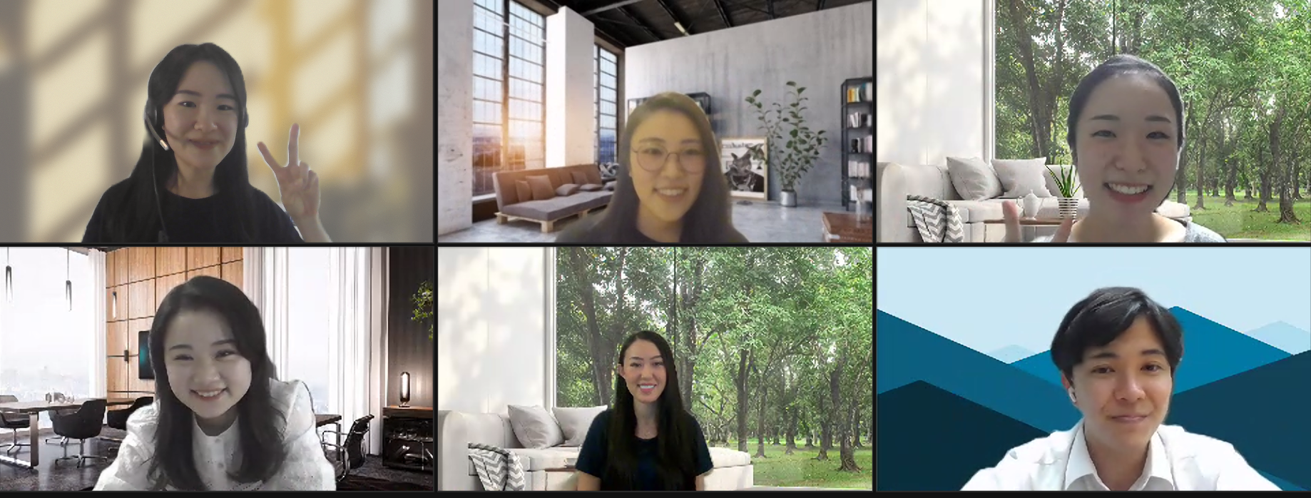 対談６人のスクリーンショット