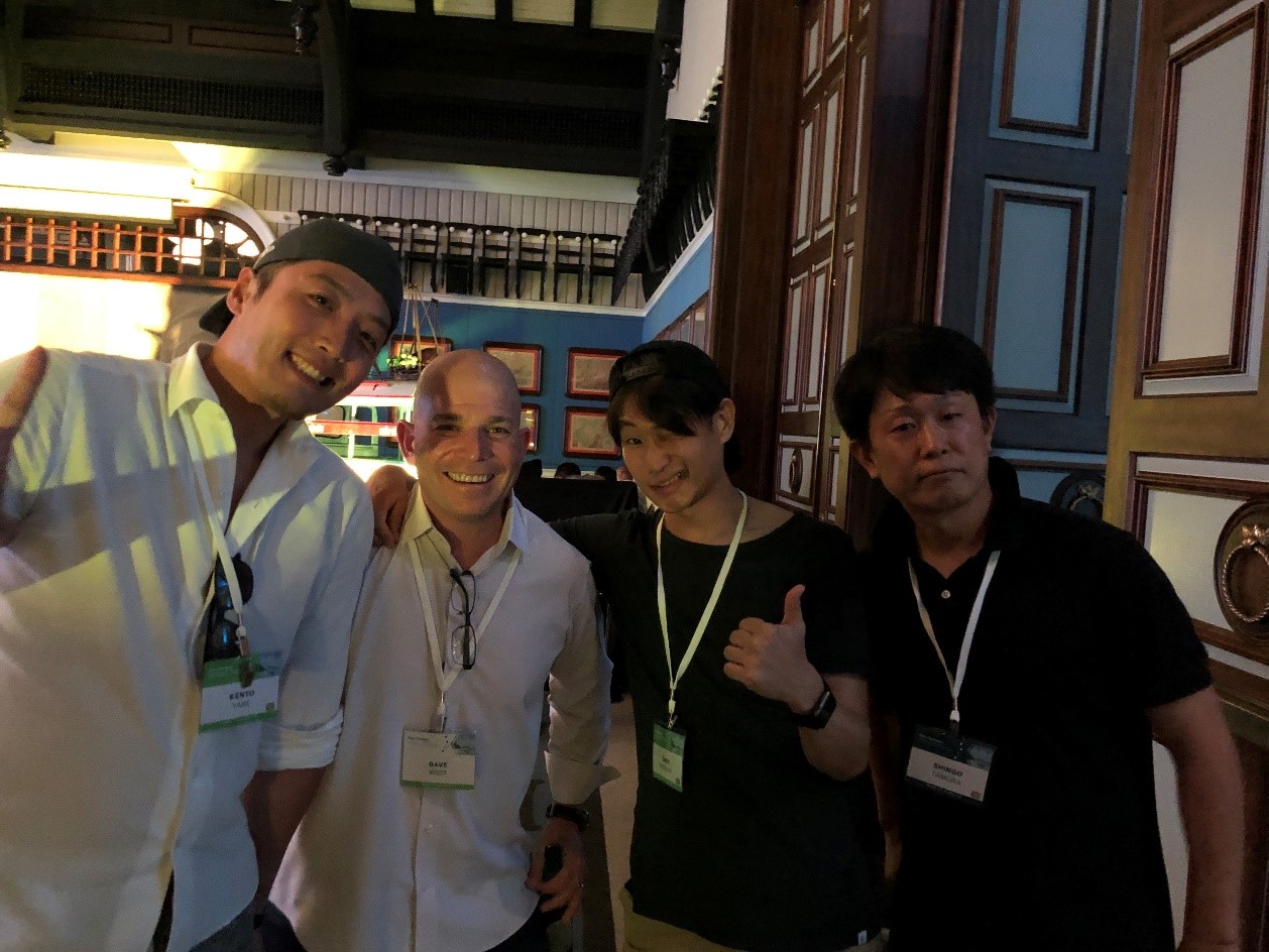 シスコジャパンの社長を経て、現在アジアパシフィック ジャパン アンド チャイナのプレジデントを務める Dave West と Sales Champion のセレブレーションイベントにて