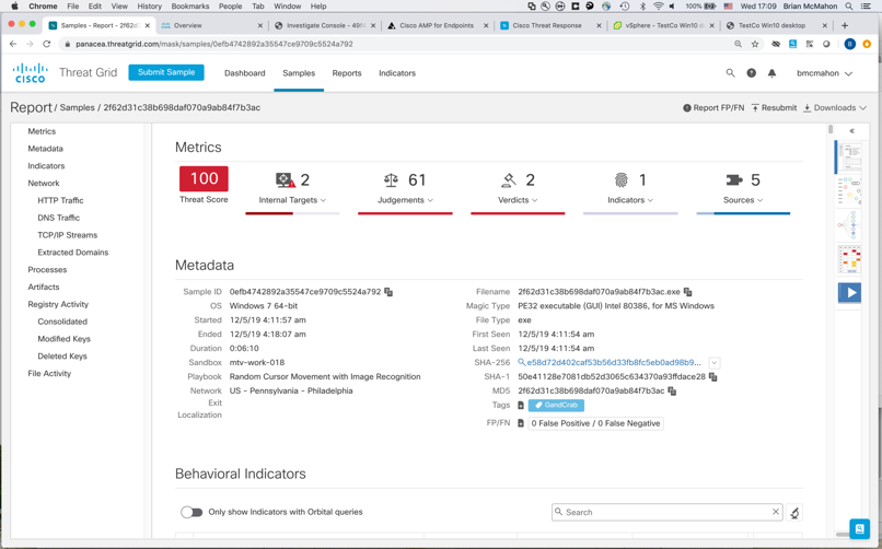 図 3:決定的瞬間、判定は「悪意あり」