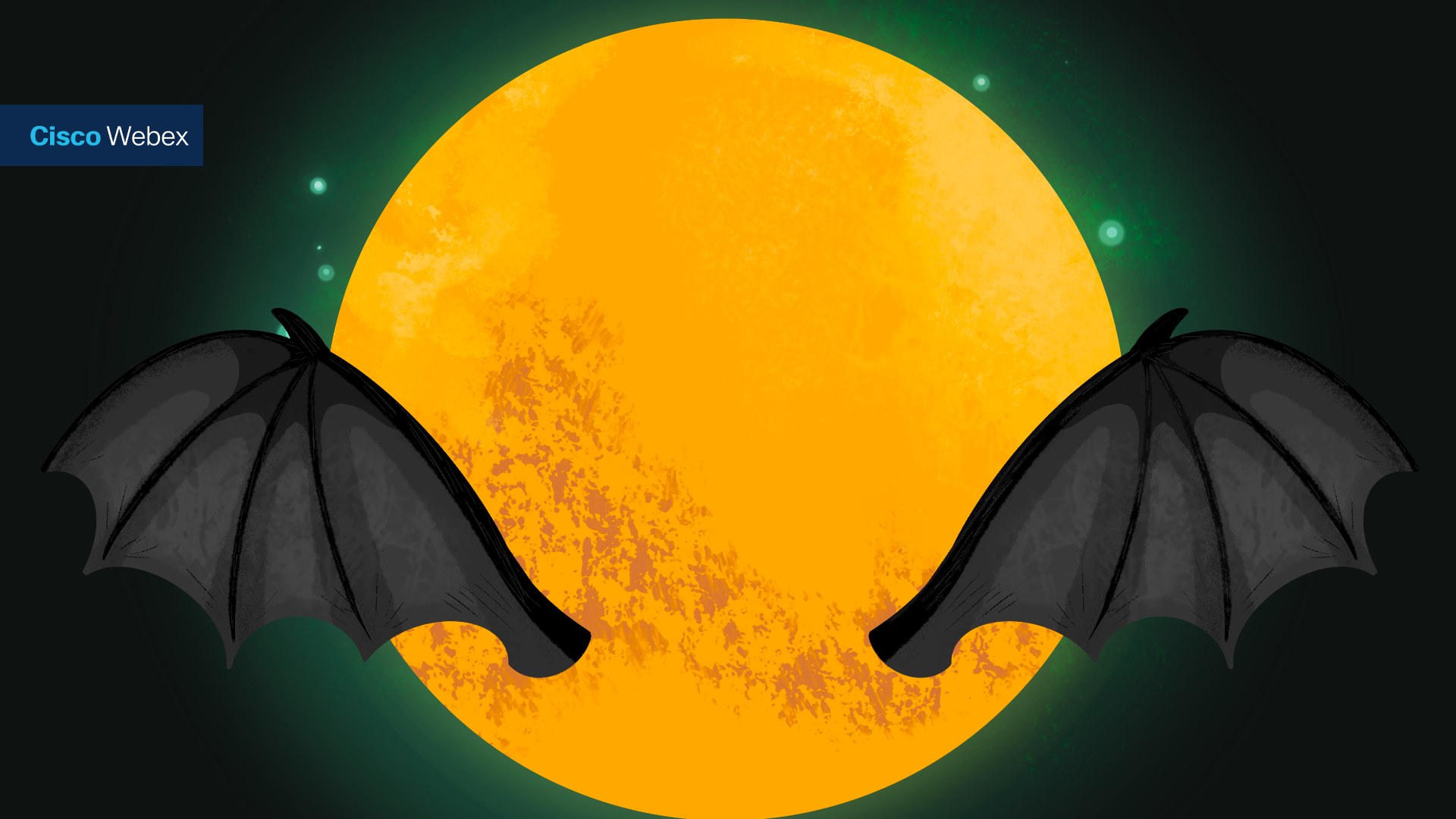 ハロウィーン Halloween 背景 壁紙 バーチャル壁紙 こうもり(1920×1080)