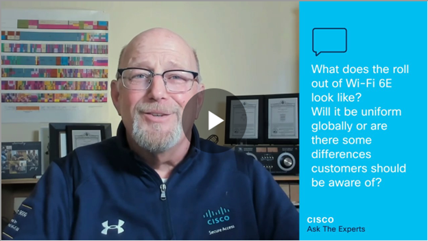 テクニカル マーケティング エンジニアの Jim Florwick と一緒に Wi-Fi 6E の準備を進めましょう