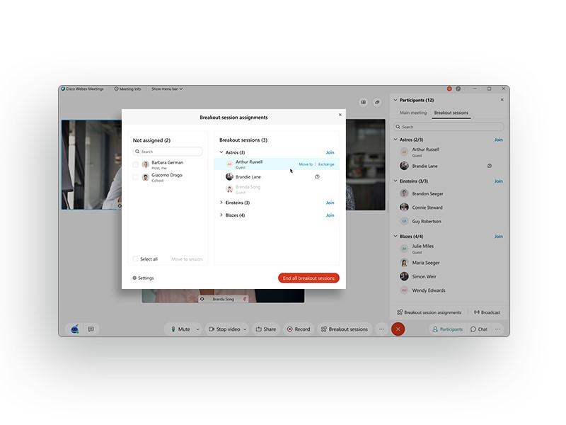 学習に役立つブレークアウトルーム