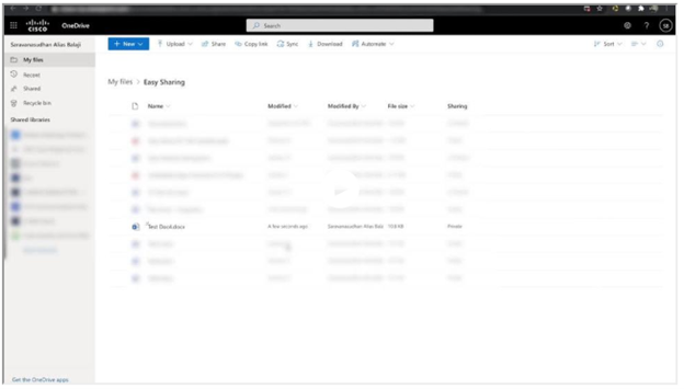 SharePoint や OneDrive を Webex に統合する新機能