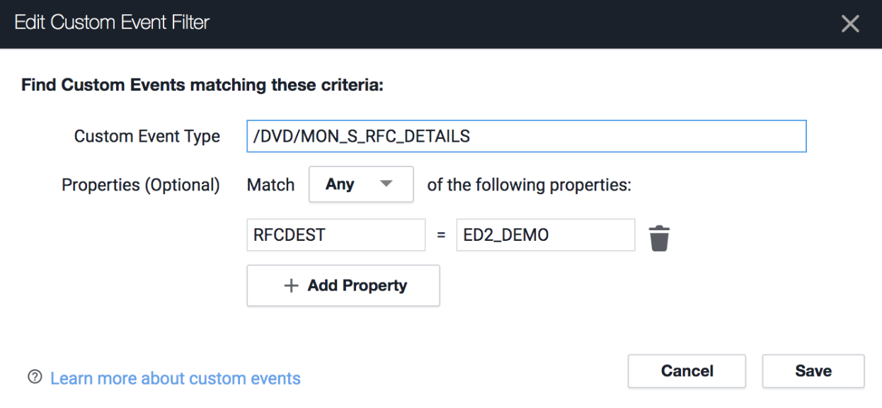 アラート用のポリシーを関連付けるイベントを作成