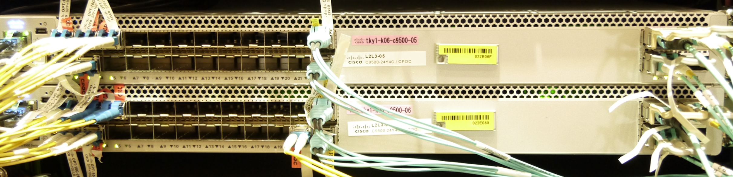 interop tokyo 2021 shownet Catalyst9500