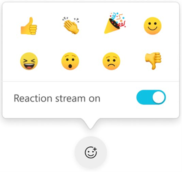 Webex リアクション機能
