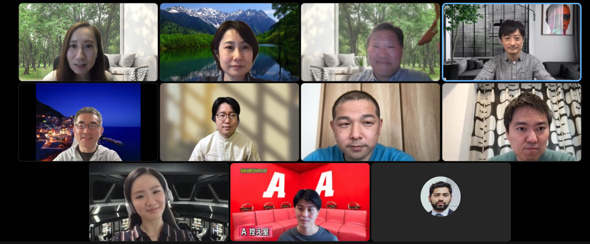 ある日のチームミーティングの様子（伊藤）