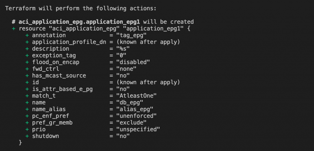 terraform plan code 2