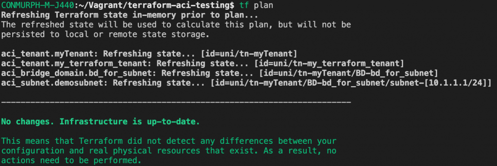 terraform plan コマンド