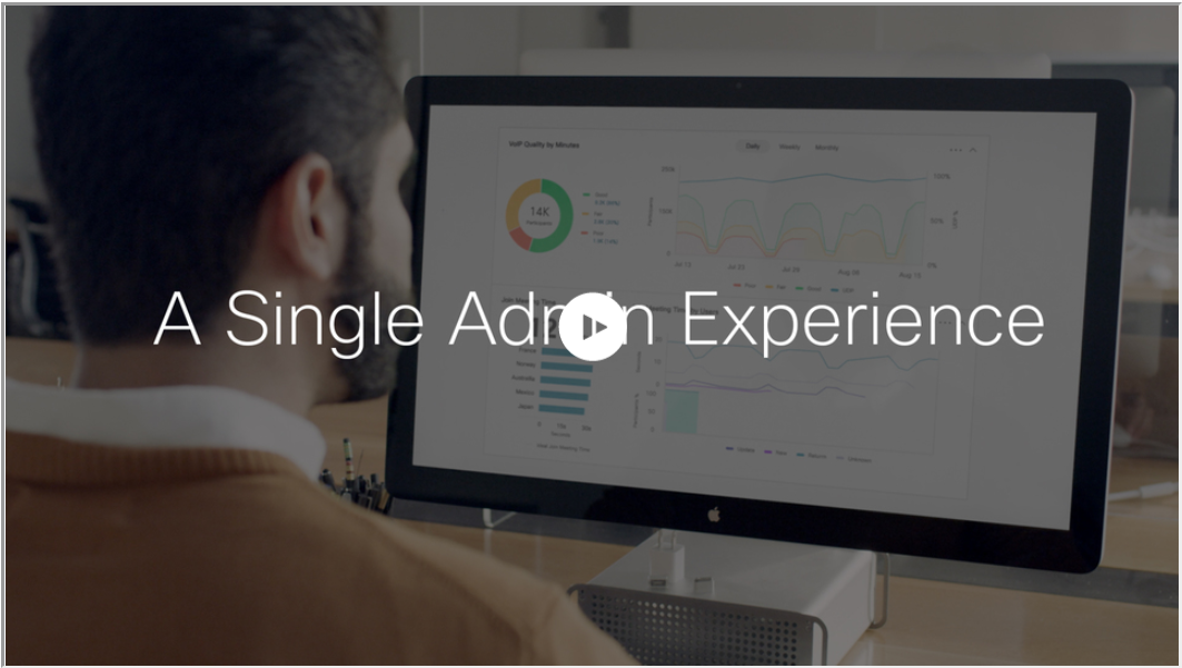 Cisco Webex Control Hub - A Single Admin Experience