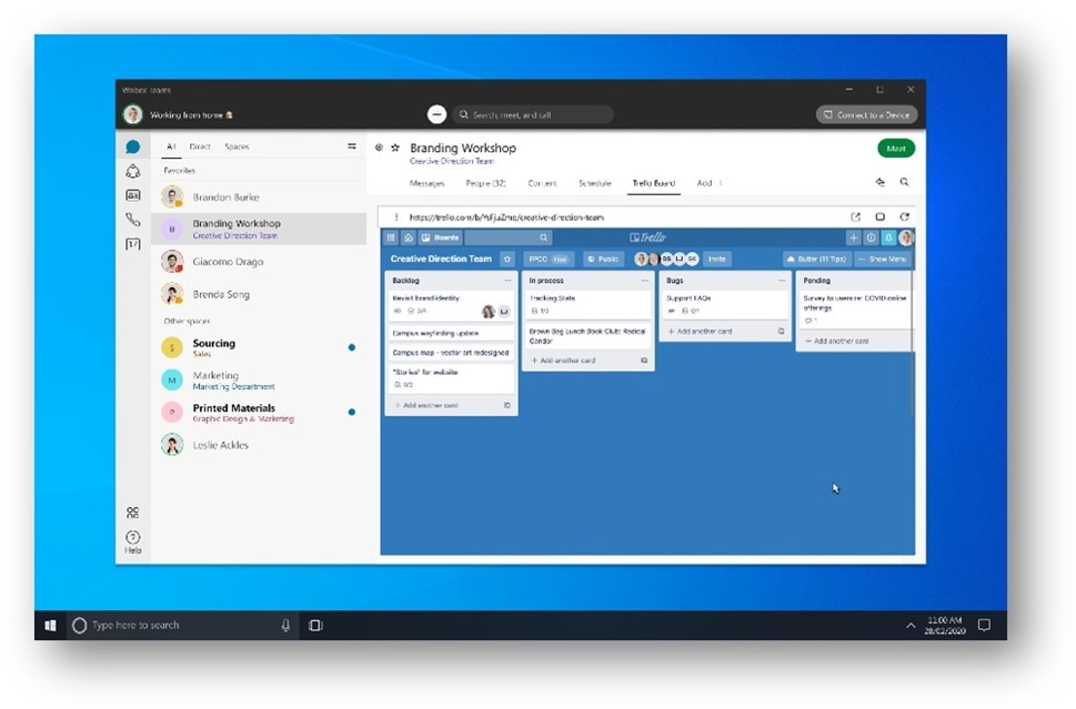 タブにアプリを埋め込んで、仕事をよりスマートに