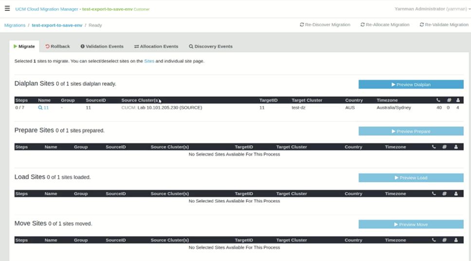 UCM Cloud Migration Manager