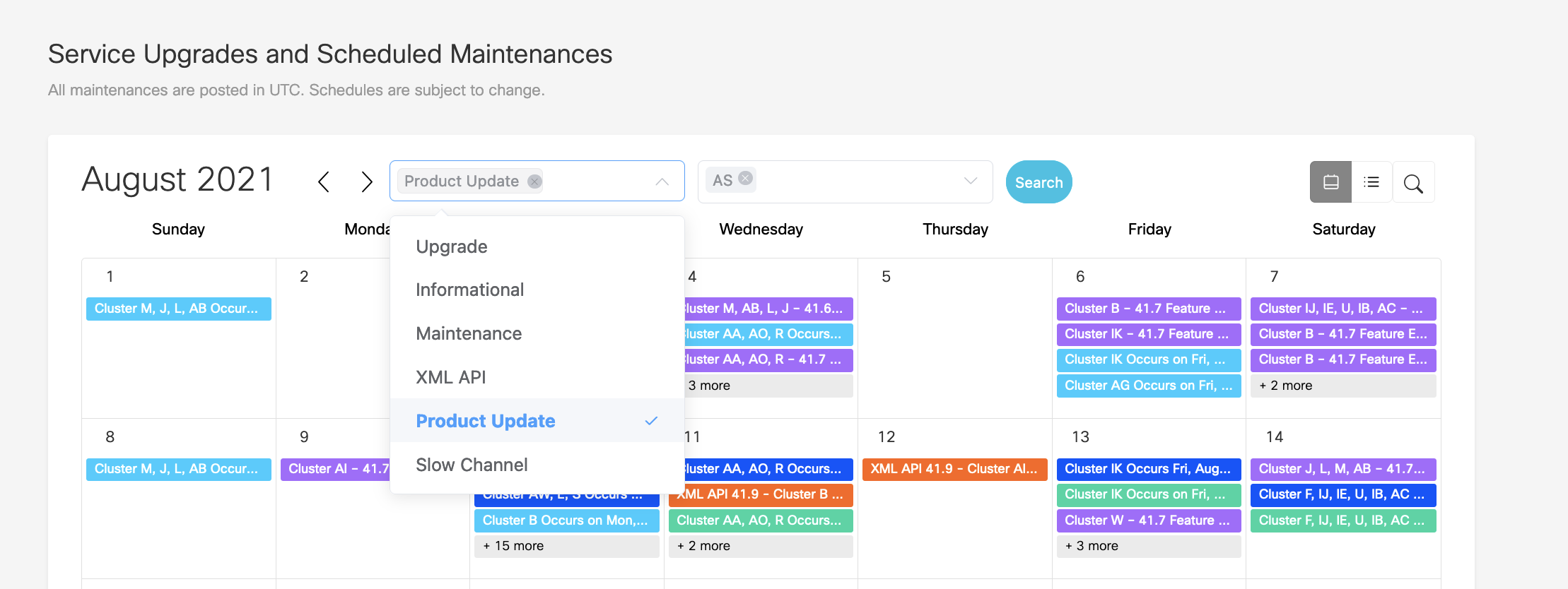 対象の項目を選択