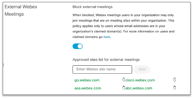 コントロールハブの画面より