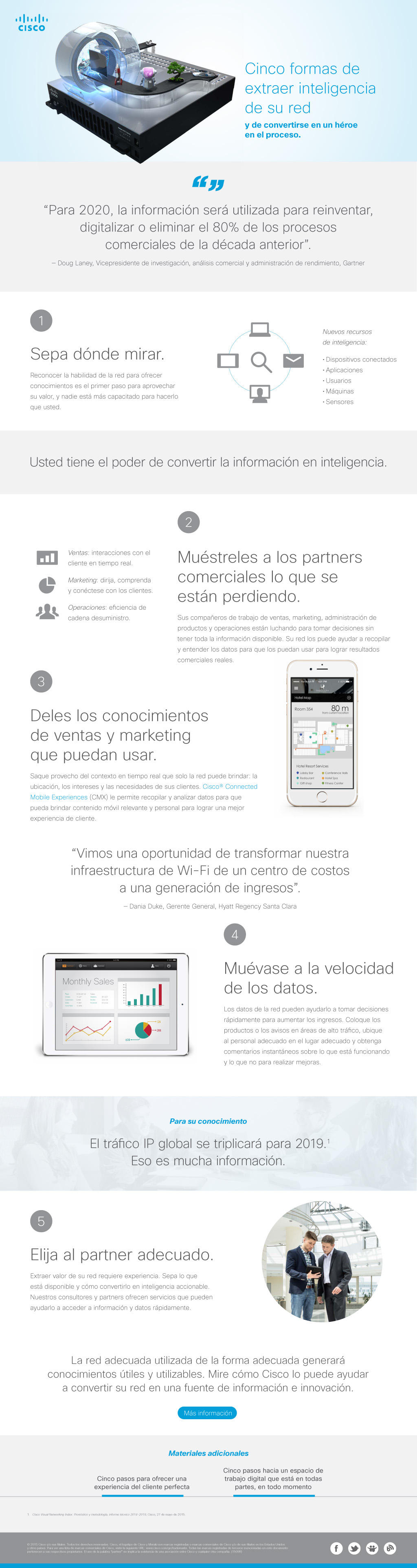 Cinco formas de extraer inteligencia de su red