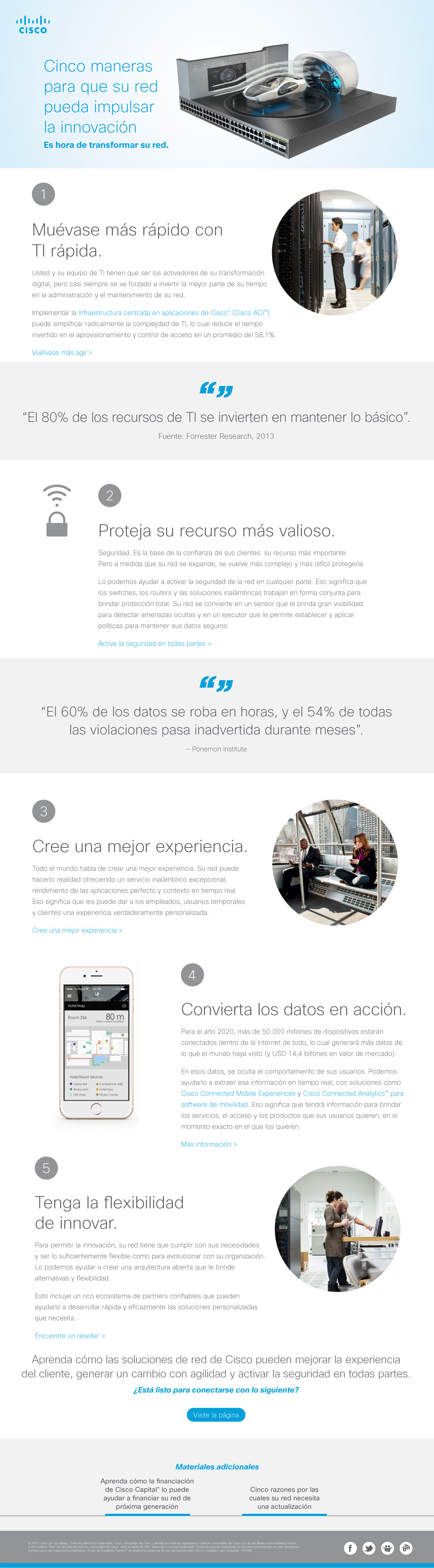 Cinco maneras para que su red pueda impulsar innovacion