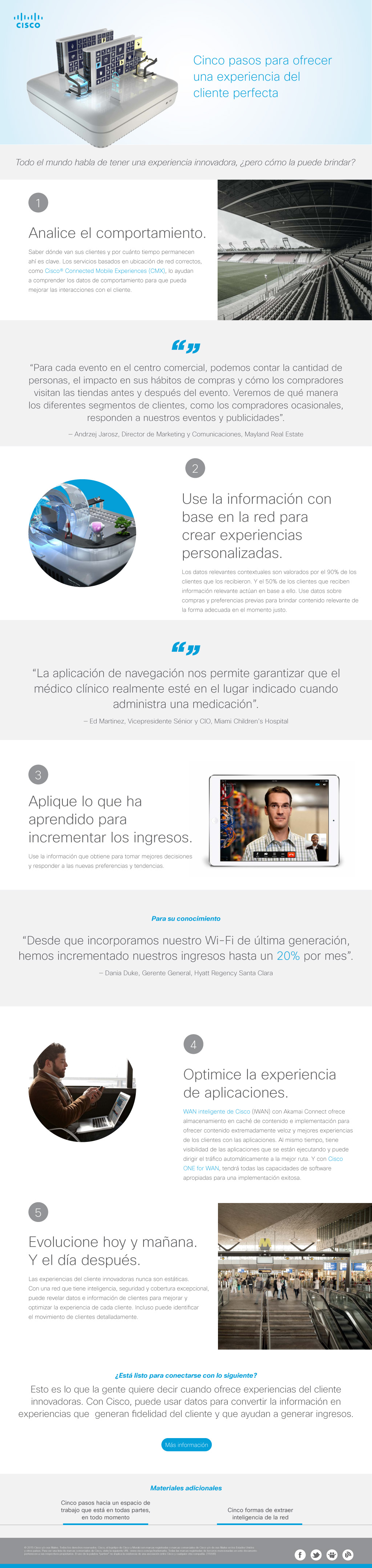 Cinco pasos para ofrecer una experiencia del cliente perfecta