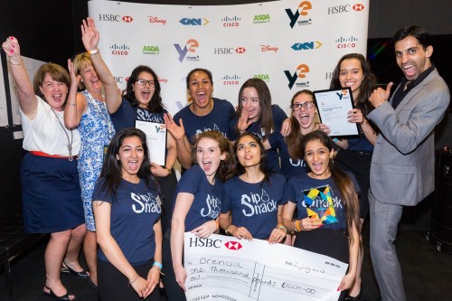 Orenda from St Helen's School in North London - Winners of the UK Company of the Year!