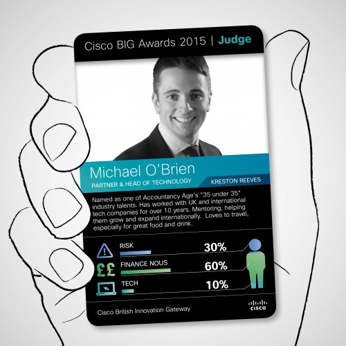 Judge card - Michael
