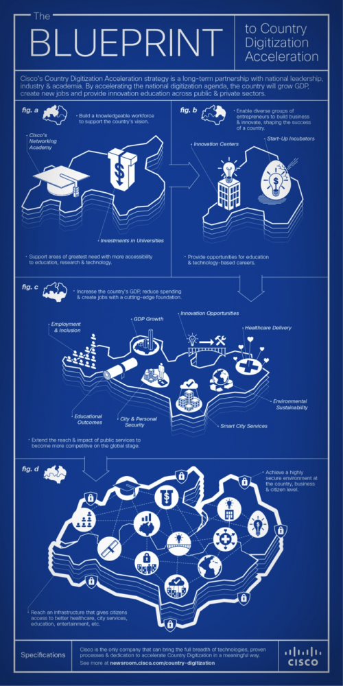 Digital Country infographic