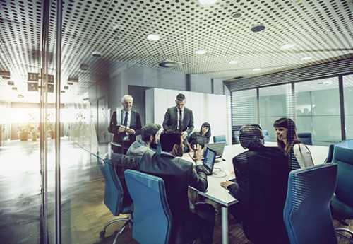 Business team at the office