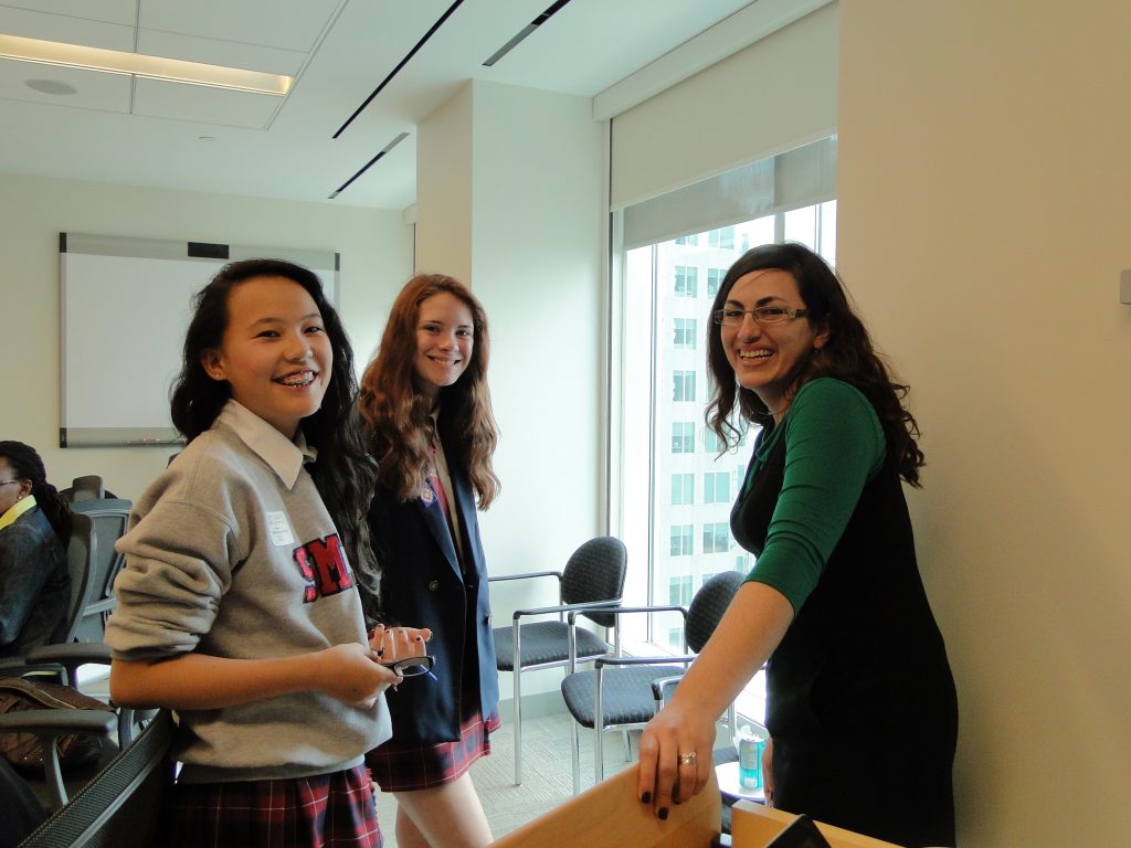 Cisco Canada’s Francis Gotopo with students from St.Mildred’s-Lightbourn