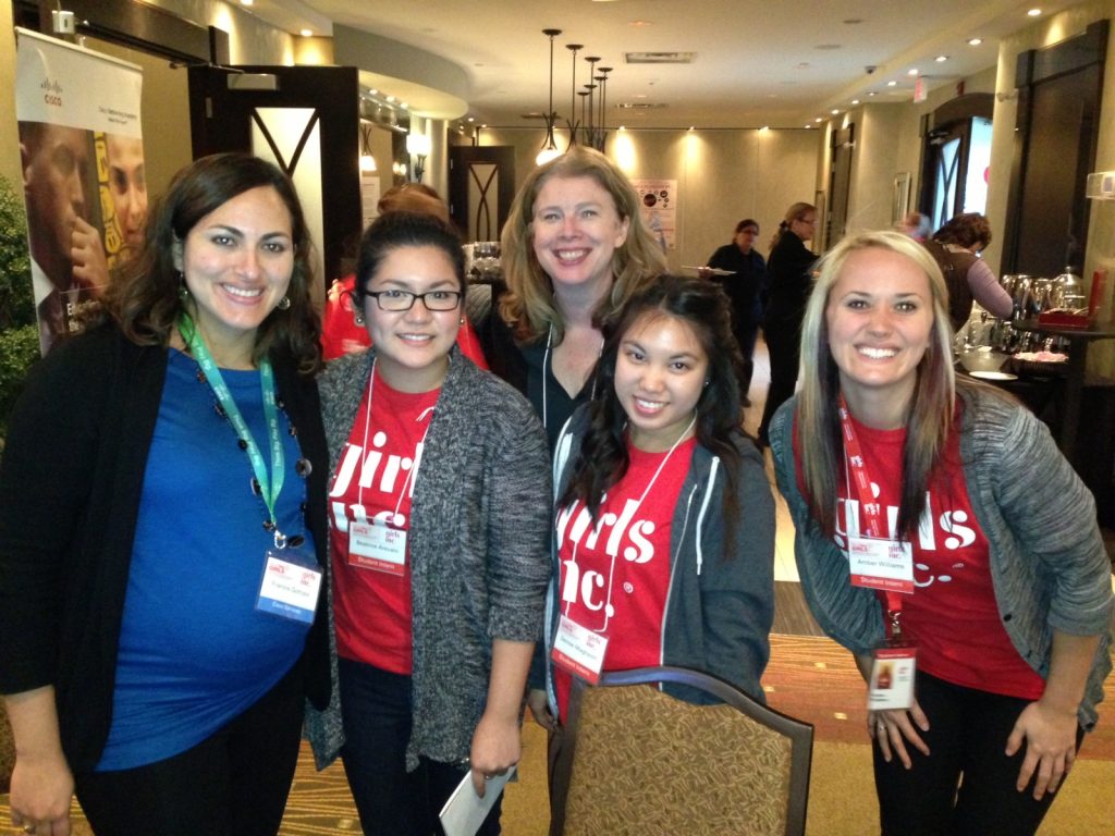 Myself and Cisco’s Francis Gotopo with Girls Inc volunteers.