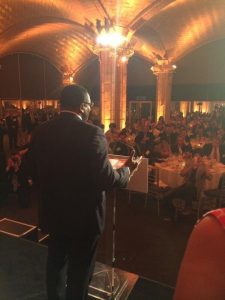 Toronto Councillor Michael Thompson -- a great and longtime supporter of the Smart City movement in Toronto -- accepts the Intelligent Community of the Year award in NYC at the ICF Summit.