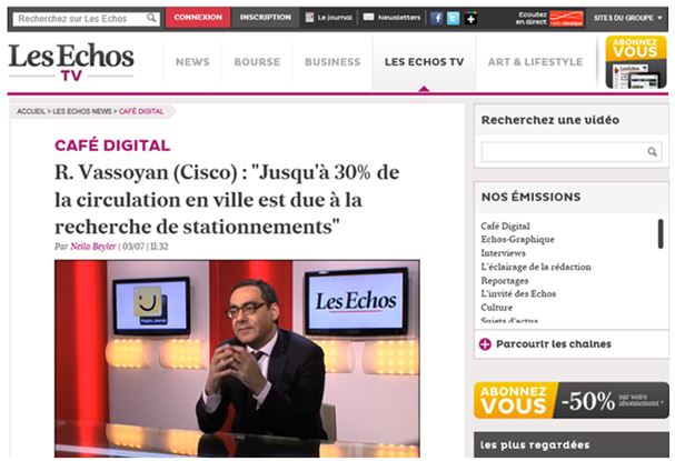 Robert Vassoyan au Café Digital / Les Echos (source : video.lesechos.fr)