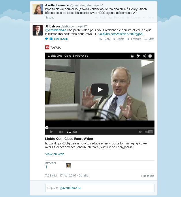 Twitter Axelle Lemaire