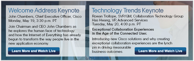 cisco live - annonces collaboration - mai 2014
