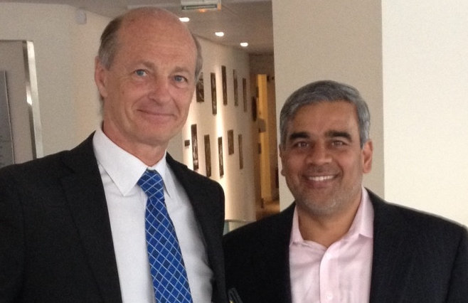 Avec le CEO de Nimble,Suresh Vasudevan